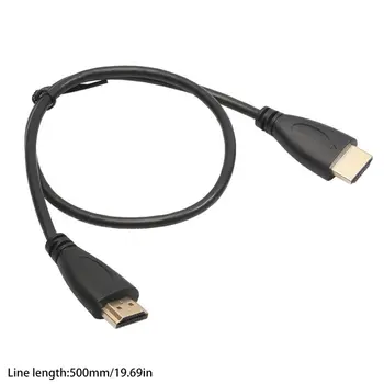 0,5 M Portatīvo 3 in 1 Multifunkcionāla HDMI-saderīgam Vīrietis, lai Vīrietis HDMI Kabeli-savietojams Adapteris Mini HDMI-savietojams Adapteris