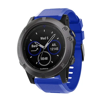 26mm aproce Garmin Fenix 5X Plus/6X Pro Fenix 3/3HR Silikona Sporta watchband siksnu Nomaiņa modes smart Accessorie