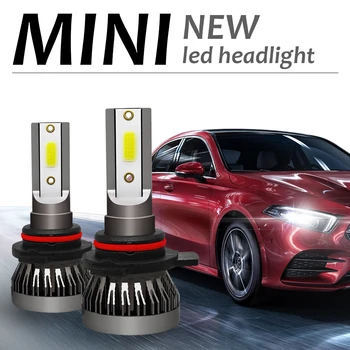 2GAB Auto lukturu Mini Lampas H7 LED Spuldzes, H1 LED H8, H11 Lukturu Komplekts 9005 HB3 9006 HB4 6000k Miglas lukturi 12V LED Lampa 36W 8000LM