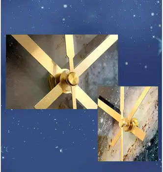 30cm Klusums Sienas Pulkstenis Zvaigžņu Debesis Kvarca Modes Lielas, Modernas Skandināvijas Stila, kas Nav Atzīmējot Kluss Dekoratīvās Dzīves Klases Telpa, Guļamistaba