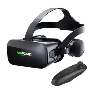 3D VR Brilles, Aizsargbrilles Ar Gamer Kontrolieris Austiņas, Ķivere Tips VR Brilles 4,5 - 6.7 Smart Tālrunis WiFi FPV Dūkoņa, Bērnu Rotaļlietas