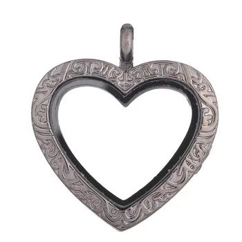 5gab Vintage Sirds Mīlestību Modeli Sakausējuma Magnētisko Stikla Medaljons, kas Dzīvo Atmiņas Peldošās Kulons Medaljonu, Lai Kaklarota sieviešu Rotaslietas