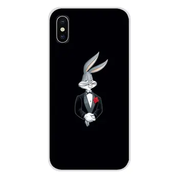 Aksesuāri Telefonu Gadījumos Attiecas Bugs Bunny Apple iPhone X XR XS 11 12Pro MAX 4S 5S 5C SE 2020. GADAM 6S 7 8 Plus ipod 5 6