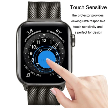 Apple Skatīties 7 6 iwatch SE 44mm 40mm Ekrāna Aizsargs, mīksts tpu filmas applewatch 6 5 4 filmas ne Rūdīta Stikla Aizsargātu