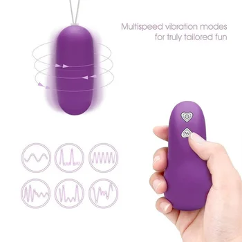 Bezvadu Tālvadības Vibrators Lekt Olu Bullet Multi-Ātruma Klitora Massager Juguetes Para Seksa Rotaļlietas, lai Sieviete seksa mašīna