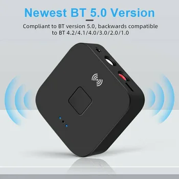 Bluetooth 5.0 RCA Audio Uztvērēju APTX 3,5 mm AUX Jack Mūzikas Bezvadu Bluetooth Adapteris Ar NFC Auto TV Datoru Skaļruņi