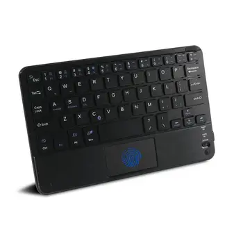 Bluetooth Keyboard Mini Bezvadu Tastatūra Uzlādējams BT 5.0 Touch Tastatūra Ultra-plānas Ergonomisks Keybord ar 59 Keycaps PC