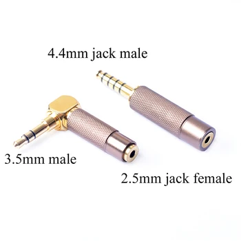 FDBRO Augstas kvalitātes Austiņu Ligzda 2,5 mm Sieviešu 3.5 mm/4.4 mm Vīrietis Jack Stereo Audio Adaptera Kontaktdakšas Pārveidotājs NW-WM1A AMP Spēlēt