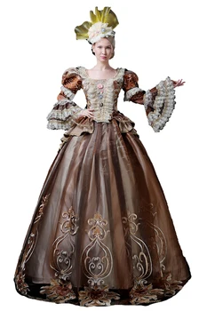High-end Tiesa, Rokoko, Baroka Marie Antoinette Bumbu Kleitas 18. Gs. Renesanses Vēsturisko Periodu Kleita Viktorijas Kleita