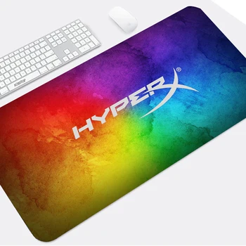 HyperX Liela Izmēra Peles Paliktņa Spēlētājs Dabiskā Kaučuka PC Datoru Spēļu peles paliktnis Klēpjdators Tastatūra Galda Mat Slēdzenes Malas, lai CS IET LOL