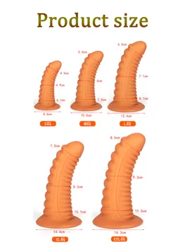 Jauns super soft milzīgs anālais plug īpaša forma, lielu rotaļlietu anālais dilator diegu divreiz biežumu seksa stimulācijas produktu menwomen