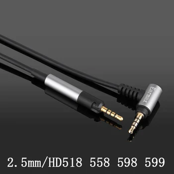 Jaunu Līdzsvaru Audio Kabelis Sennheise HD595/558 /518 /598 Cs, SE, SR HD599/569/579 2.30 es 2.20 S 2.30 g austiņas 4.4 mm/2,5 mm 99.99%