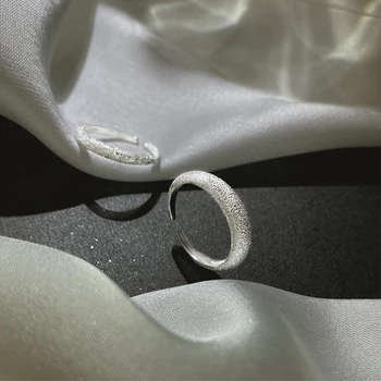 Jaunā Stila 925 Sterling Sudraba Dzirkstošo Atvērt Gredzenu Modes Personības Regulējams Vīriešiem Un Sievietēm Rādītājpirksta Gredzenu Dāmas Rotaslietas