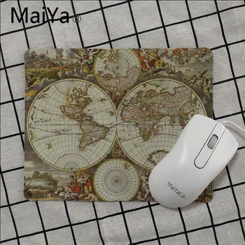 Maiya Pasaules Kartes Klaviatūras Spēļu peles paliktņi Gumijas PC Datoru Spēļu peles paliktņa