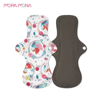 Mora Mona 10 Gab Mora Mona Atkārtoti Ūdensizturīgs Spilventiņi Menstruālā Auduma Higiēnas Kluči, Sievišķīga Un Dzemdību Biksīšu Līnijpārvadātāju