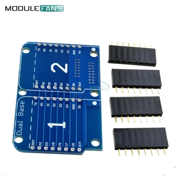 NodeMCU ESP8266 Par Arduino Par Wemos D1 Mini Vairogs daļas. Dual Bāzes aizsargs NodeMCU ESP8266 Izplešanās Valde