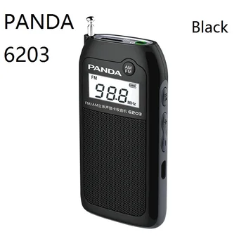 PANDA 6203 Maksas Radio Mazo Portatīvo Kabatas Izmēra Mini TF Kartes MP3