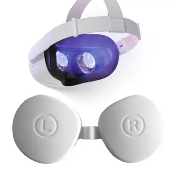 Par Oculus Quest2 Filmu Objektīva Vāciņu Putekļu Pierādījums Silikona Lēcas Aizsargs Oculus Quest 2/Rifta S VR Brilles, Lēcas Aizsardzības Plēves