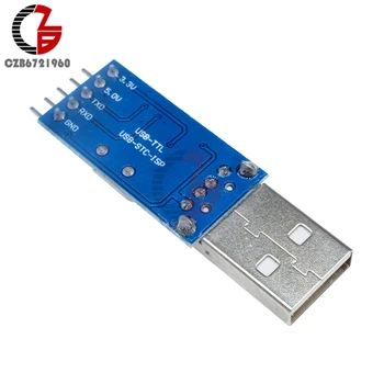 PL2303 USB uz RS232 TTL PL2303HX Lejupielādēt Valdes ISP STC Mikrokontrolleru Converter Adaptera Modulis Arduino ar 4Pin Vads