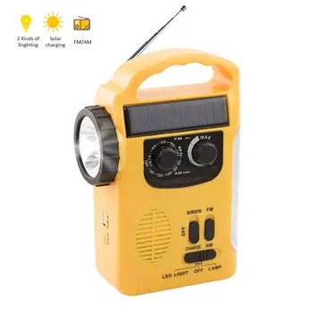 RD339 Ārkārtas Laika apstākļi, AM/FM Radio, Dinamo Gaismas, Saules Rokas Kloķa Self Powered LED Laternu Saules Lādētāju Strāvas Banka 3-in-1 Radio