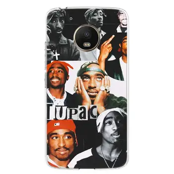 Reperis 2pac Dziedātāja Tupac Telefonu Gadījumā, Par Motorola Moto G9 G8 G7 G6 G5S E6 E4 E5 Plus Spēlēt Power Vienu Darbības Makro Coque Būtiska Atpakaļ