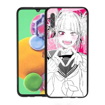 Rūdīta Stikla Vāks Anime Himiko Toga Boku Samsung Galaxy S21 Ultra Plus 5G M51 M21 M31 Triecienizturīgs Apvalks Telefonu Gadījumā
