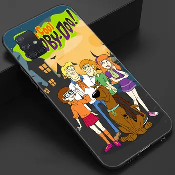 Scooby Anime Doo Case For Samsung Galaxy A12 A22 A31 A32 A50 A51 A70 A71 A72 A11 A21S A02S A10S A20S A30S A52 S 5G Melns Segt