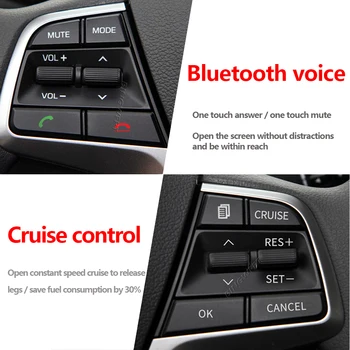Stūre Pogu Hyundai Elantra SOLARIS Akcentu Stūre Audio Skaļumu, Mūzika Kontroles Slēdzis Ar Apgaismojumu