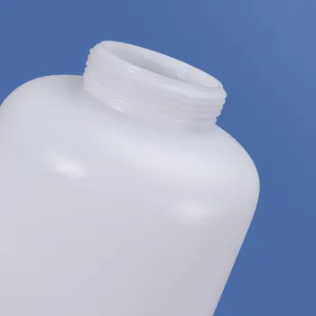 Tukša 5L Apaļas Plastmasas Pudeles, Pārtikas Klases Sabiezēt Losjons Sejas Maskas Pulveris Konteineru HDPE Materiāla Uzpildāmas Pudeles