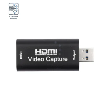 USB 3.0 USB2.0 HDMI-saderīgam Grabber Ieraksti 4K Video Capture Karte PS4 Spēle DVD Videokamera, Fotokamera Ieraksta Tiešraidi
