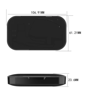 Uzlādes Gadījumā Plantronics Voyager Legend Bluetooth Austiņas ar 450MAH Litija Akumulators & USB Kabeļi