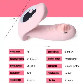 Valkājamas Vibrators Seksa Rotaļlietas Sievietēm Pieaugušo G Spot Klitora Stimulators Biksītes Vibrators ar Tālvadības pulti Maksts Hit Touch