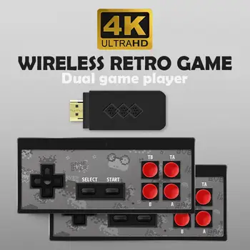Y2S HD (4K Video Spēļu Konsole Uzcelta 750 Classic Spēles Mini Retro Konsole, Bezvadu Kontrolieris HDMI-saderīgam-Izejas Dual Playe