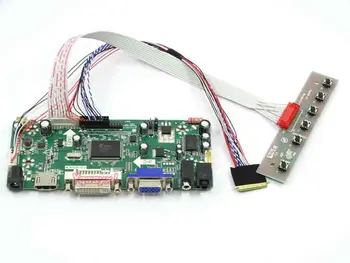 Yqwsyxl Kontroles padomes Monitoru Komplekts LP156WH3-TLC1 LP156WH3-TLT2 HDMI+DVI+VGA LCD LED ekrānu Kontrolieris Valdes Vadītāja
